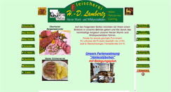 Desktop Screenshot of lambertz-harz.de